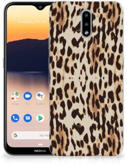 B2Ctelecom TPU Silicone Hoesje Nokia 2.3 Telefoonhoesje Leopard