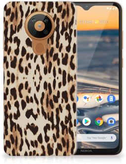 B2Ctelecom TPU Silicone Hoesje Nokia 5.3 Telefoonhoesje Leopard