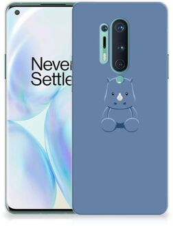 B2Ctelecom TPU Silicone Hoesje OnePlus 8 Pro Telefoonhoesje Baby Rhino