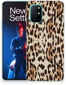 B2Ctelecom TPU Silicone Hoesje OnePlus 8T Telefoonhoesje Leopard