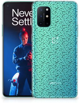 B2Ctelecom TPU Silicone Hoesje OnePlus 8T Telefoonhoesje Stripes Dots