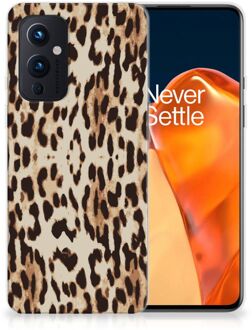 B2Ctelecom TPU Silicone Hoesje OnePlus 9 Telefoonhoesje Leopard