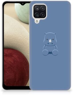 B2Ctelecom TPU Silicone Hoesje Samsung Galaxy A12 Telefoonhoesje Baby Rhino