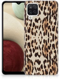 B2Ctelecom TPU Silicone Hoesje Samsung Galaxy A12 Telefoonhoesje Leopard