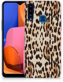 B2Ctelecom TPU Silicone Hoesje Samsung Galaxy A20s Telefoonhoesje Leopard