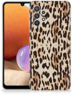 B2Ctelecom TPU Silicone Hoesje Samsung Galaxy A32 4G Telefoonhoesje Leopard