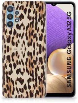 B2Ctelecom TPU Silicone Hoesje Samsung Galaxy A32 5G Telefoonhoesje Leopard