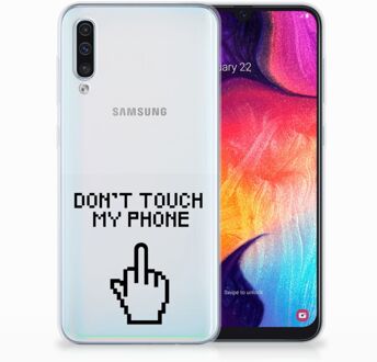 B2Ctelecom TPU silicone Hoesje Samsung Galaxy A50  Finger DTMP