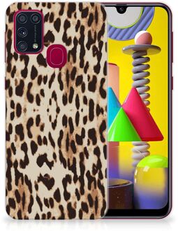 B2Ctelecom TPU Silicone Hoesje Samsung Galaxy M31 Telefoonhoesje Leopard