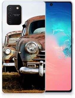 B2Ctelecom TPU Silicone Hoesje Samsung Galaxy S10 Lite Telefoonhoesje Vintage Auto