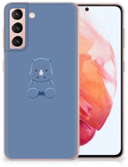 B2Ctelecom TPU Silicone Hoesje Samsung Galaxy S21 Telefoonhoesje Baby Rhino