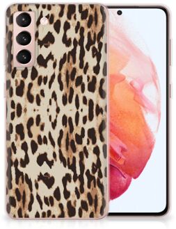 B2Ctelecom TPU Silicone Hoesje Samsung Galaxy S21 Telefoonhoesje Leopard