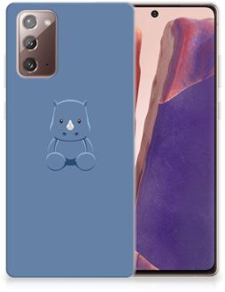 B2Ctelecom TPU Silicone Hoesje Samsung Note 20 Telefoonhoesje Baby Rhino