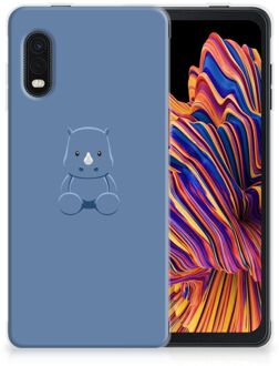 B2Ctelecom TPU Silicone Hoesje Samsung Xcover Pro Telefoonhoesje Baby Rhino