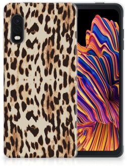 B2Ctelecom TPU Silicone Hoesje Samsung Xcover Pro Telefoonhoesje Leopard