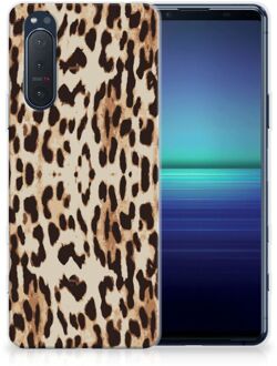 B2Ctelecom TPU Silicone Hoesje Sony Xperia 5II Telefoonhoesje Leopard