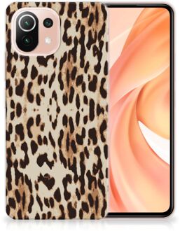 B2Ctelecom TPU Silicone Hoesje Xiaomi Mi 11 Lite Telefoonhoesje Leopard