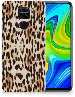 B2Ctelecom TPU Silicone Hoesje Xiaomi Redmi Note9 Telefoonhoesje Leopard