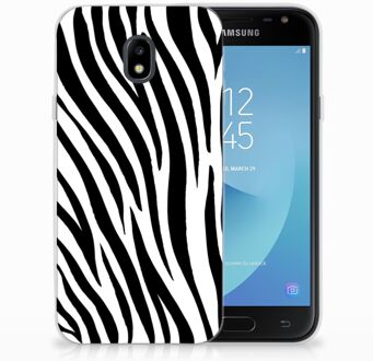 B2Ctelecom TPU Siliconen Back Case Back Cover Samsung J3 2017 Design Zebra