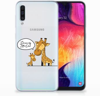 B2Ctelecom TPU-siliconen Back cover Samsung Galaxy A50  Giraffe