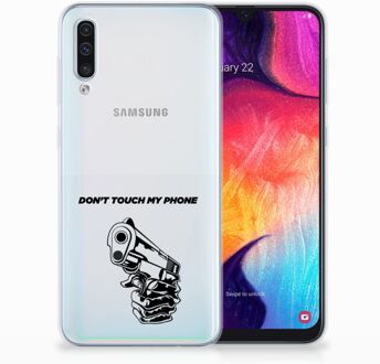 B2Ctelecom TPU-siliconen Back cover Samsung Galaxy A50  Gun DTMP