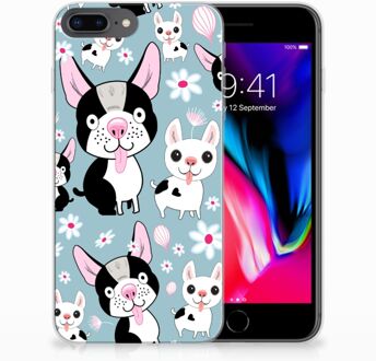 B2Ctelecom TPU Siliconen Backcase Hoesje iPhone 7 Plus | 8 Plus Design Hondjes