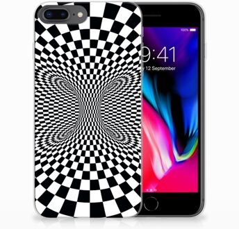 B2Ctelecom TPU Siliconen Backcase Hoesje iPhone 7 Plus | 8 Plus Design Illusie