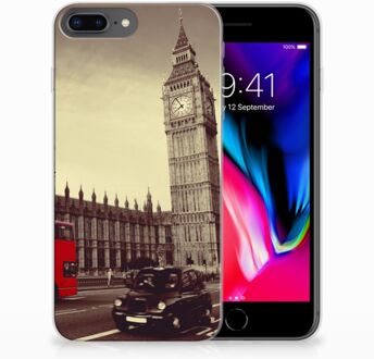 B2Ctelecom TPU Siliconen Backcase Hoesje iPhone 8 Plus | 7 Plus Design Londen