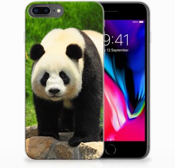 B2Ctelecom TPU Siliconen Backcase Hoesje iPhone 8+ | 7+ Design Panda