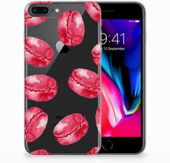 B2Ctelecom TPU Siliconen Backcase Hoesje iPhone 8+ | 7+ Design Pink Macarons