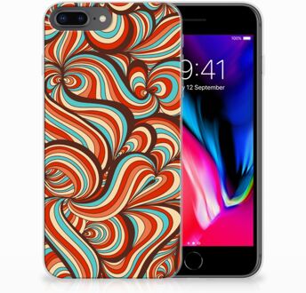 B2Ctelecom TPU Siliconen Backcase Hoesje iPhone 8+ | 7+ Design Retro