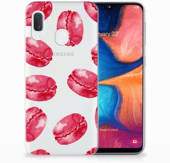 B2Ctelecom TPU Siliconen Backcase Samsung A20e Design Pink Macarons