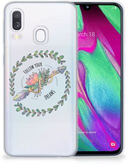 B2Ctelecom TPU Siliconen Backcase Samsung A40 Boho Dreams