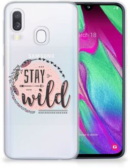 B2Ctelecom TPU Siliconen Backcase Samsung A40 Boho Stay Wild