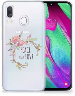 B2Ctelecom TPU Siliconen Backcase Samsung A40 Boho Text