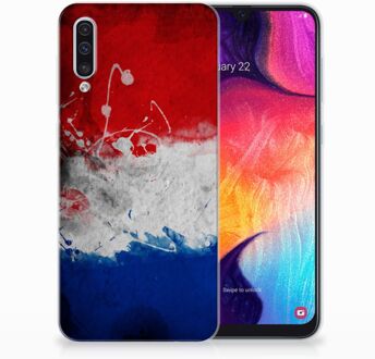 B2Ctelecom TPU-siliconen Backcase Samsung A50  Nederlandse Vlag