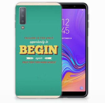 B2Ctelecom TPU Siliconen Backcase Samsung A7 (2018) Quote Begin