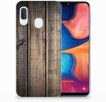 B2Ctelecom TPU Siliconen Backcase Samsung Galaxy A20e Design Steigerhout