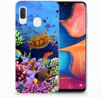 B2Ctelecom TPU Siliconen Backcase Samsung Galaxy A20e Design Vissen