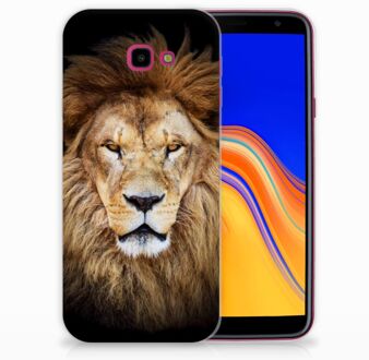 B2Ctelecom TPU Siliconen backcase Samsung Galaxy J4 Plus (2018) Design Leeuw