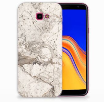 B2Ctelecom TPU Siliconen backcase Samsung Galaxy J4 Plus (2018) Design Marmer Beige