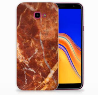 B2Ctelecom TPU Siliconen backcase Samsung Galaxy J4 Plus (2018) Design Marmer Bruin