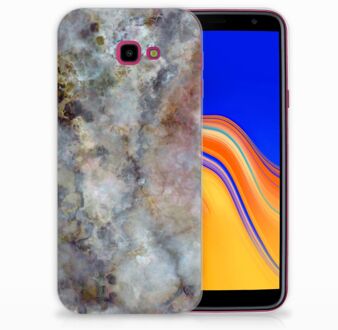 B2Ctelecom TPU Siliconen backcase Samsung Galaxy J4 Plus (2018) Design Marmer Grijs