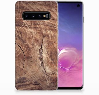 B2Ctelecom TPU Siliconen Backcase Samsung Galaxy S10 Design Tree Trunk