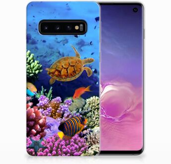 B2Ctelecom TPU Siliconen Backcase Samsung Galaxy S10 Design Vissen