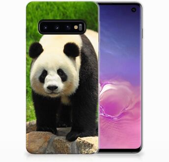 B2Ctelecom TPU Siliconen Backcover Hoesje Samsung Galaxy S10 Design Panda