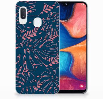 B2Ctelecom TPU Siliconen Backcover Samsung A20e Design Palm Leaves