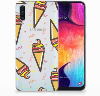 B2Ctelecom TPU Siliconen Backcover Samsung Galaxy A50 Design Icecream