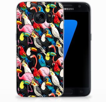 B2Ctelecom TPU Siliconen Backcover Samsung S7 Birds