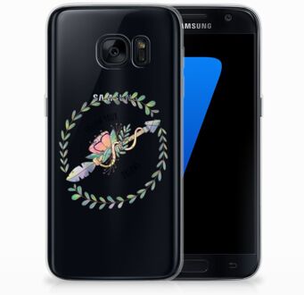 B2Ctelecom TPU Siliconen Backcover Samsung S7 Boho Dreams